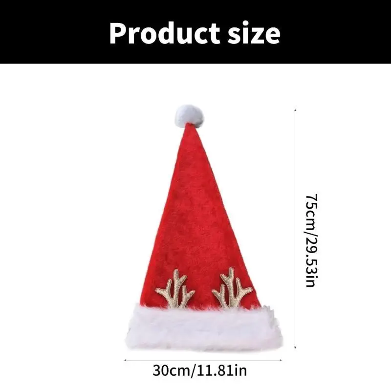 A52E Festival Christmas Santa Caps สำหรับงานเทศกาลครอบครัวรวมตัว