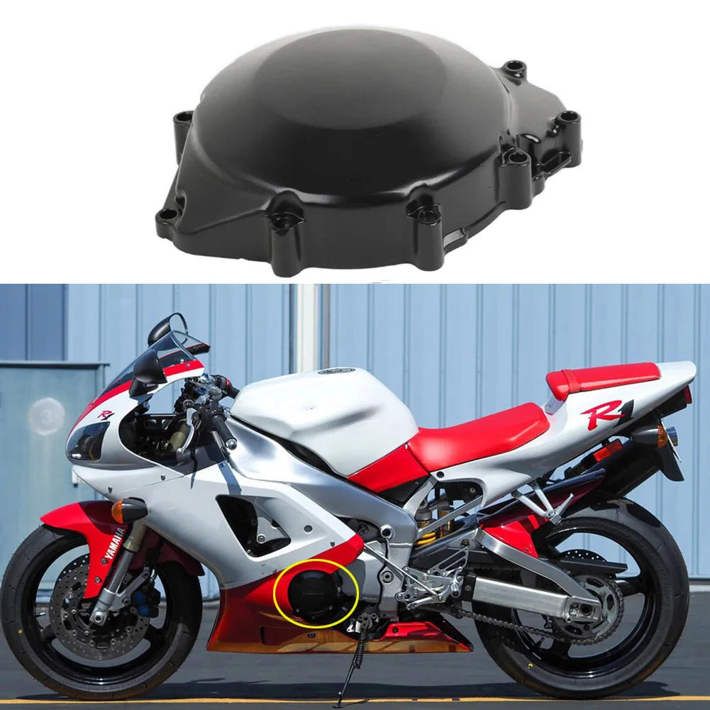 

Левая/правая сторона, алюминиевый слайдер статора картера, крышка двигателя, подходит для Yamaha YZF-R1 1998 1999 2000 2001 2002 2003