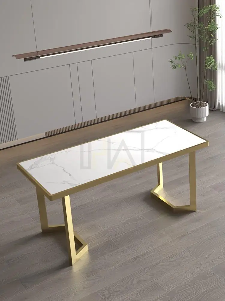 Tile embedded table legs rock slab metal table foot bracket desk simple table leg bracket