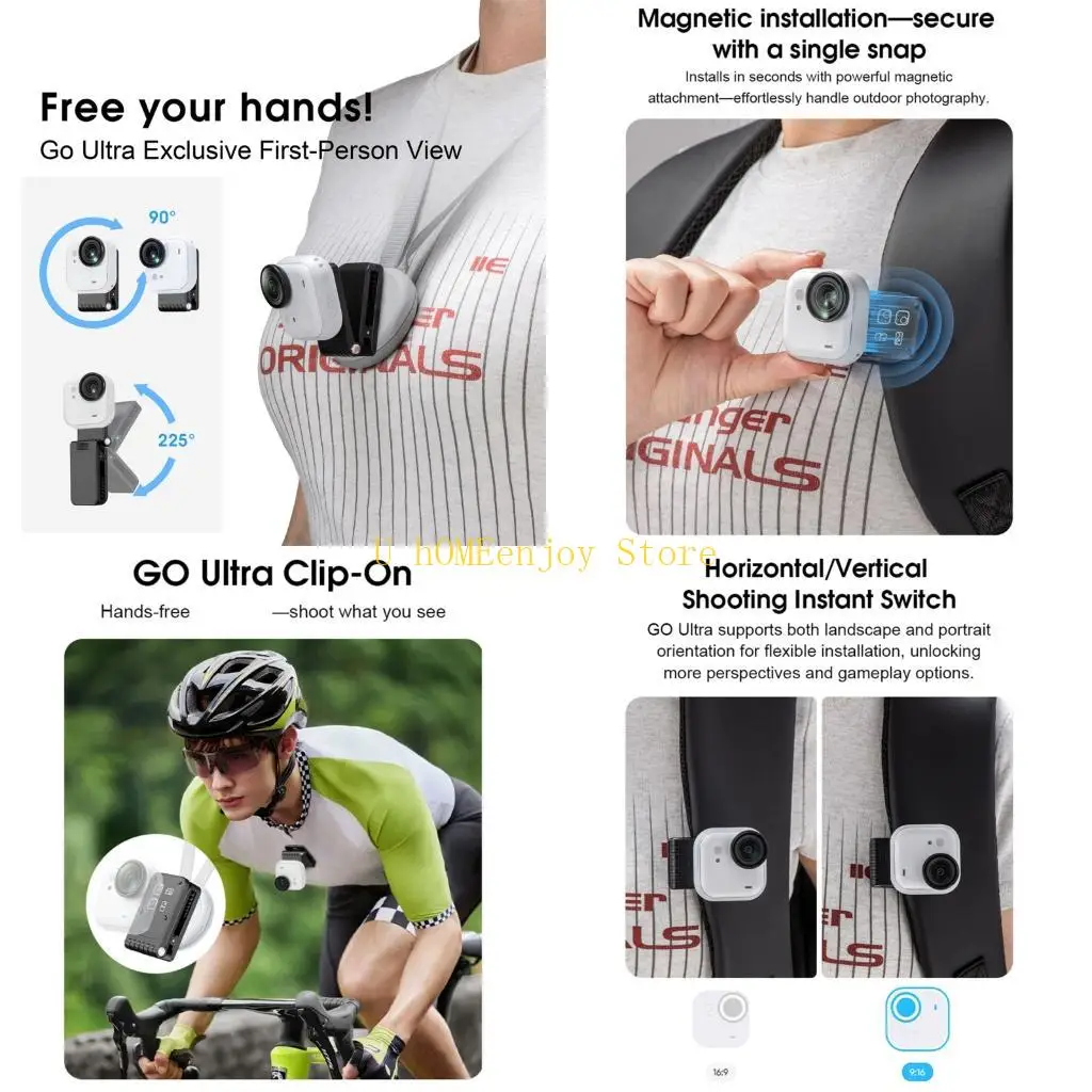 

B0KF Многофункциональный магнитный зажим для крепления для аксессуаров для фотоаппаратов, зубчатая челюсть, надежный зажим для