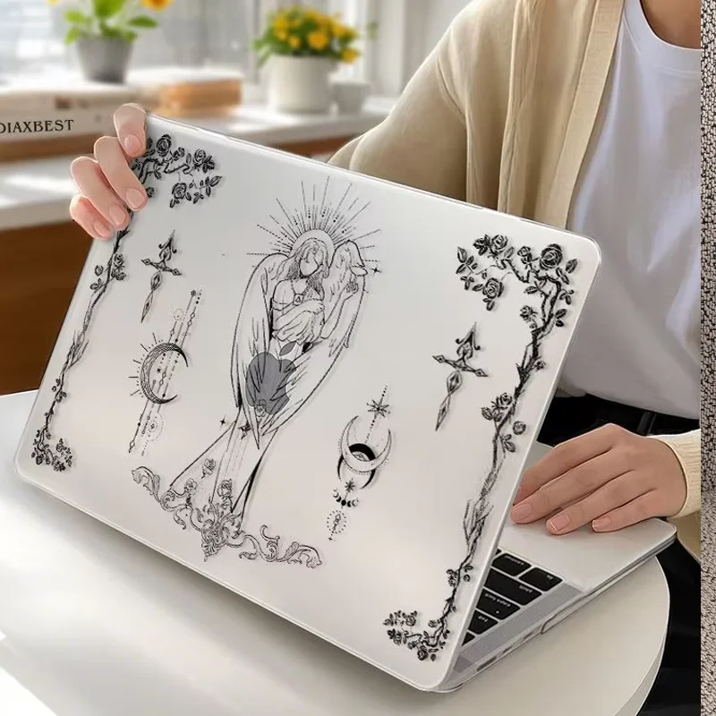 Gods and Angels Laptop Case For Macbook Air 13.6 15 M5 M4 M3 M2 M1 Pro 14.2 16 A2141 Retina 13.3 15.4 Neo 13 A2179 A1989 Coverr
