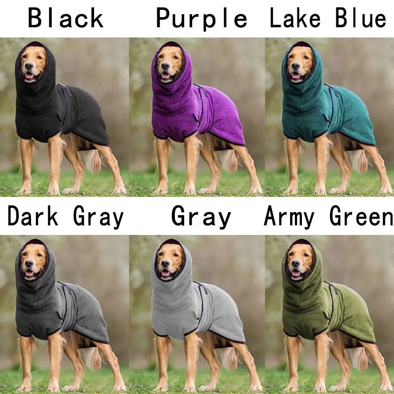 Winter Warm Thick Dog Clothes Waterproof Dog Jacket Puppy Pet Vest Coat Hoodies Dogs Greyhound Wolfhound Shepherd Clothing