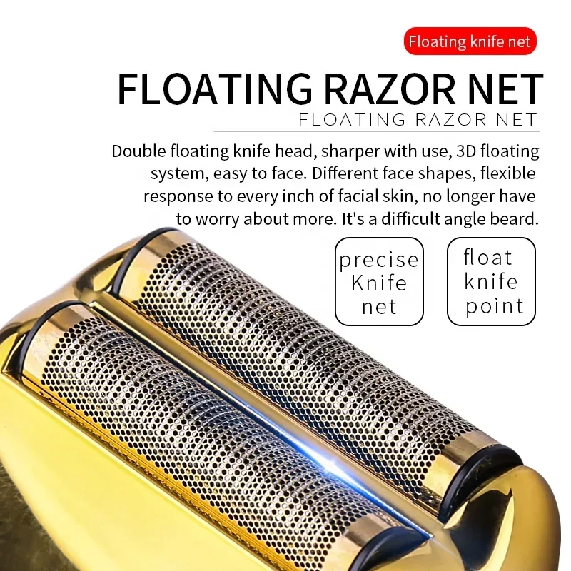 Kemei มีดโกนหัวโกนสำหรับผู้ชาย, โกนหนวดไฟฟ้าอะไหล่โกนหนวด KM-TX8 TX8ฟอยล์ตาข่ายโกนหนวดแบบดั้งเดิม