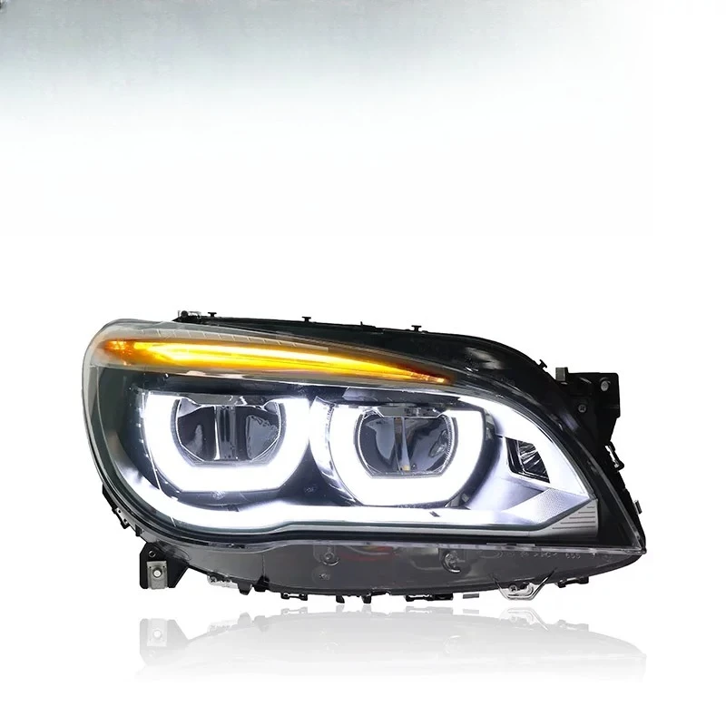 Suitable for 09-12 7 series F02730740750760 headlight assembly modified full LED daytime running light