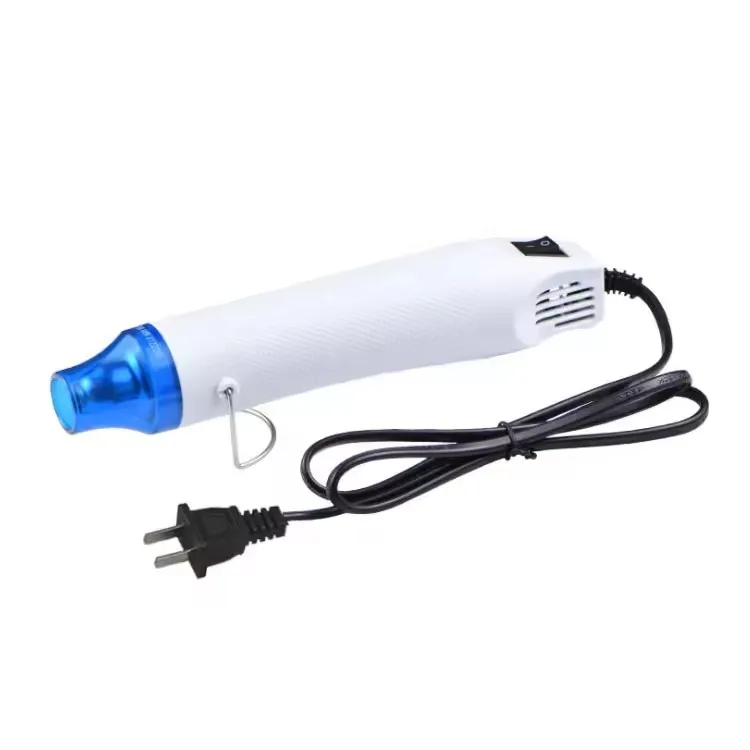 300W Mini Handheld Heat Gun Portable Electric Hot Air Gun for DIY Crafts Embossing Shrink Wrapping Paint Drying