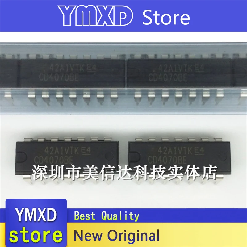 10pcs/lot New Original CD4070BE quad exclusive OR gate logic chip/gate/inverter In Stock