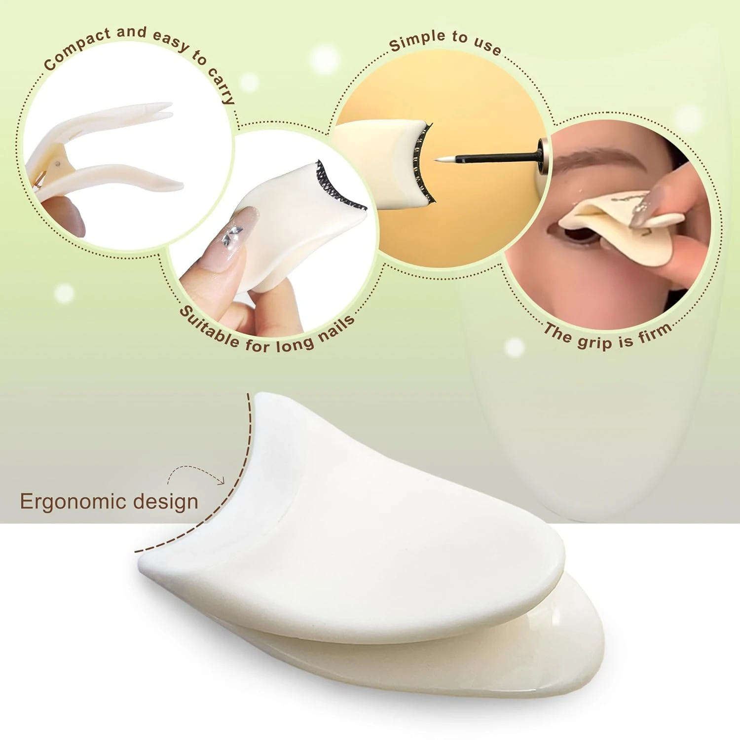 豪華な最高品質のグラマラスつけまつげアプリケーターツールの2本セットで、楽に完璧なまつげを適用できます。 楽なフロリダ