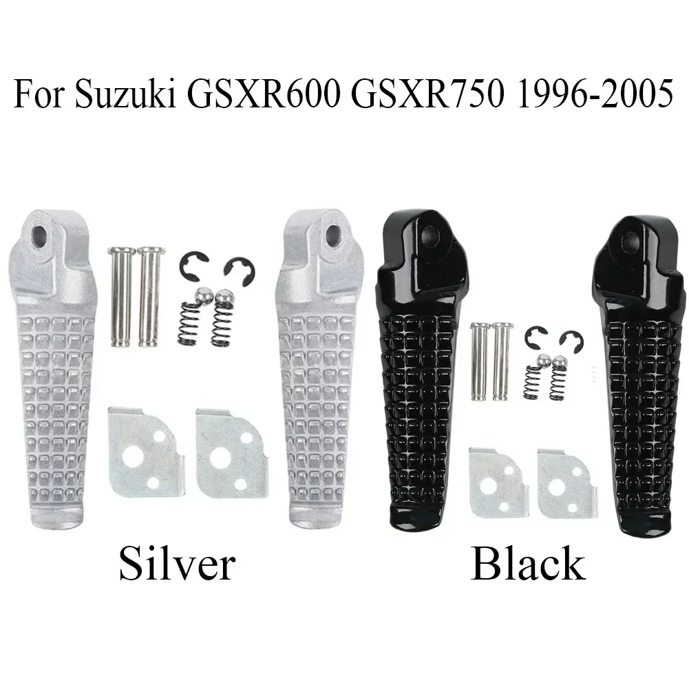 Rear Footrests Foot pegs  For Suzuki GSXR600 GSXR750 GSXR1000 1996-2005 2001 2002 2003 2004