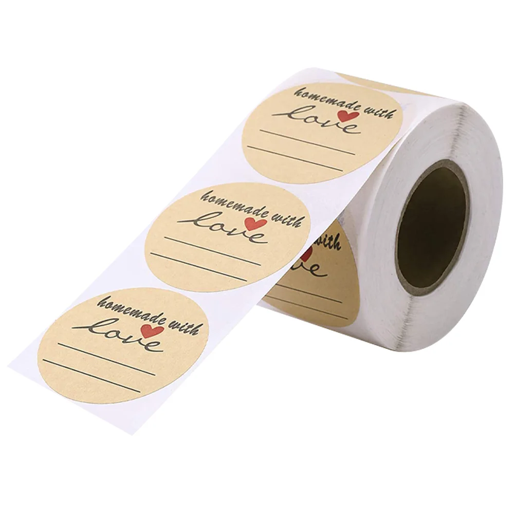 

Self Adhesive Sealing Labels Round Modeling Party Favor Gift Bag Decorative Baking Thank You Stickers Labels Stickers Homemade