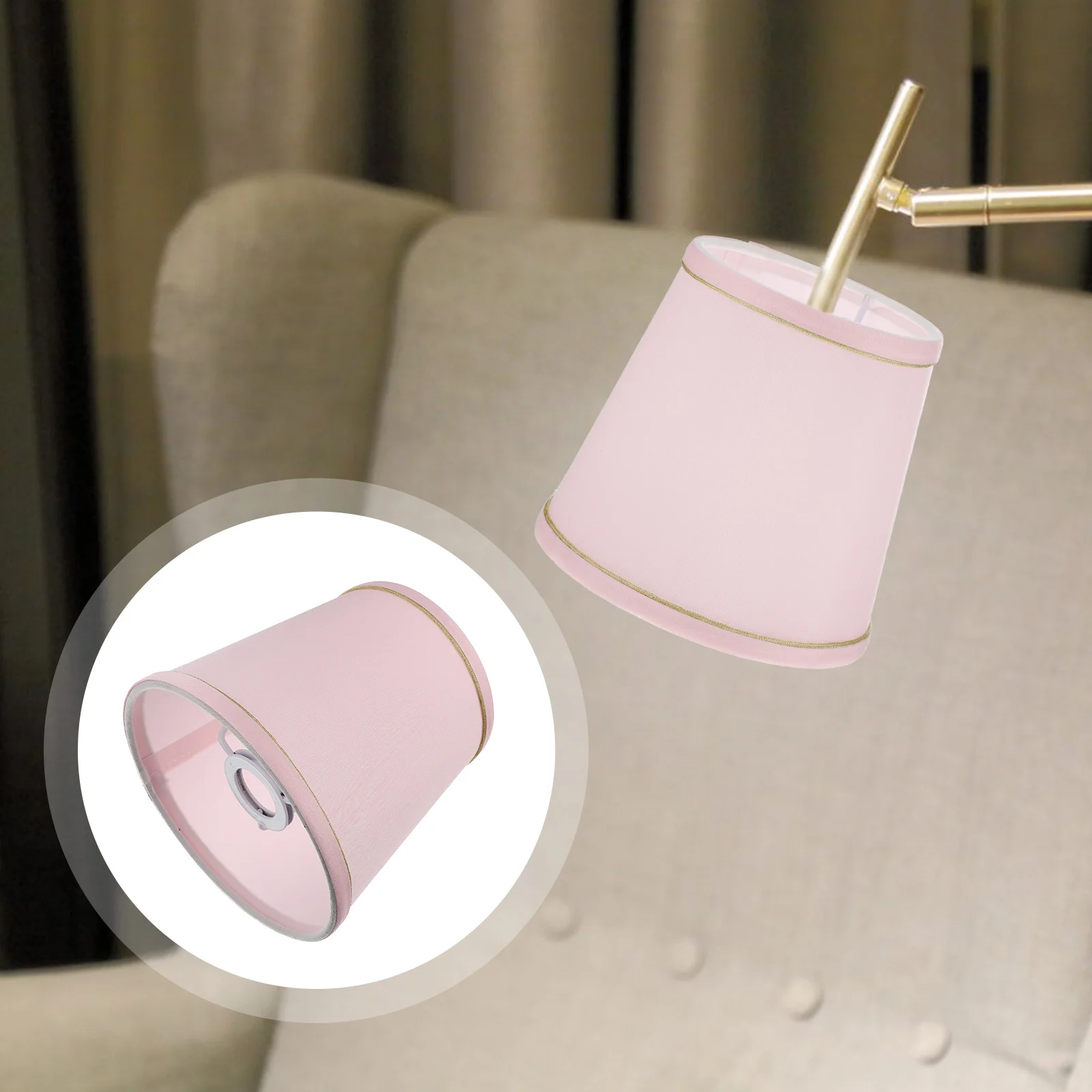 

10PCS Modern Fabric Lampshade Cover for Ceiling Decorative Lighting Bedside Pendent Stand Lampshade Decor Room Lighting