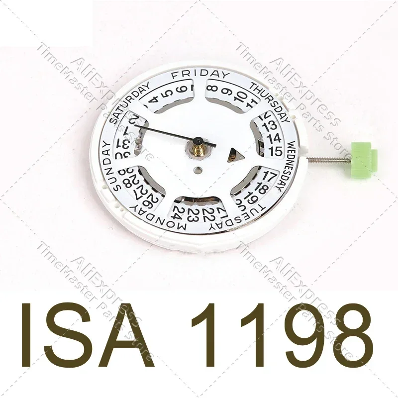 Genuine brand new Swiss ISA 1198 original quartz watch movement watch repair movement replacement parts