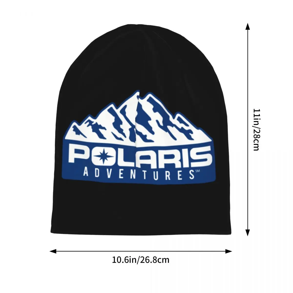 قبعة بولاريس الدافئة المحبوكة بشعار الهيب هوب بونيه قبعة الخريف الشتاء في الهواء الطلق قبعات بيني للجنسين الكبار