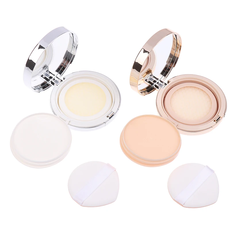 Empty Air Cushion พัฟกล่องแบบพกพา Foundation DIY กล่องกระจกฟองน้ํา BB ครีมเครื่องสําอางค์คอนเทนเนอร์เครื่องมือแต่งหน้าความงาม