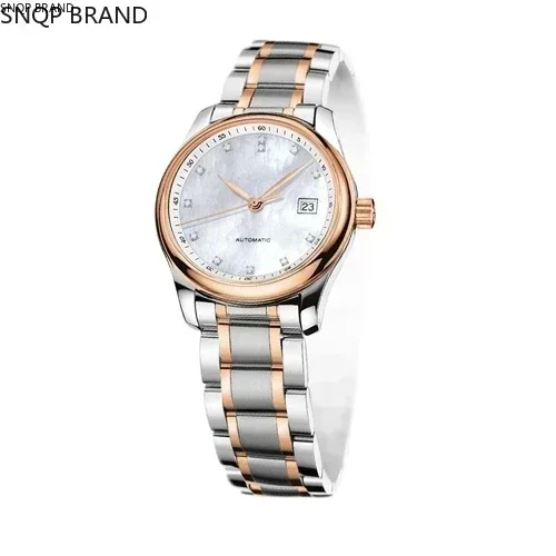 Luxury New Quartz Master Ladies Watch Female Gold White Reloj Hombre