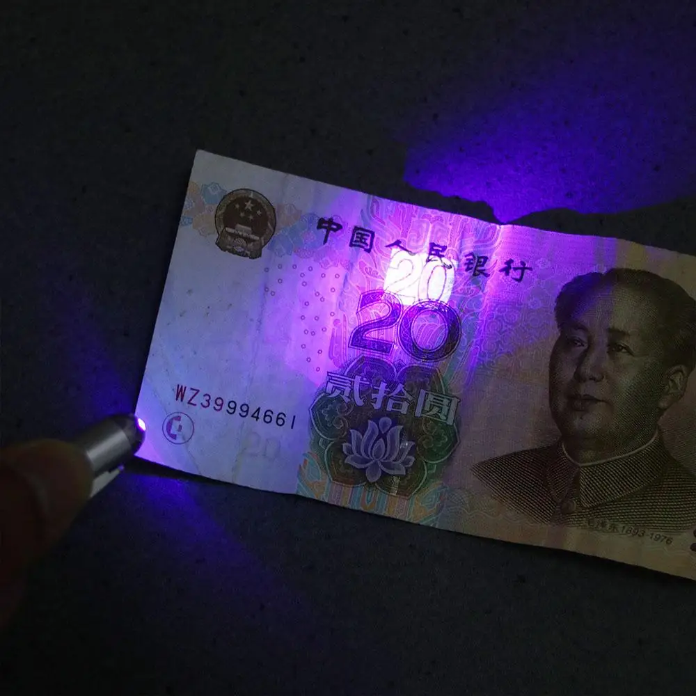 

Office Supplies Drawing Magic Plastic Material Silver Stationery Magic Secret Pen UV Light Pen Invisible Ink Pen Ballpoint Pens