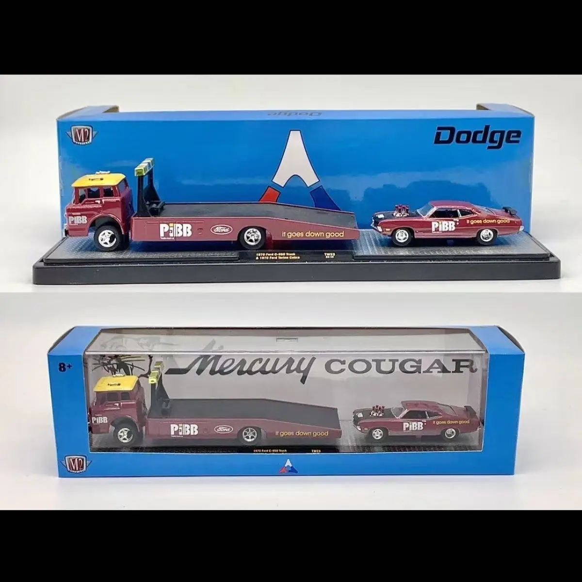 M2 1/64 1970 Ford C950 set, alloy car model