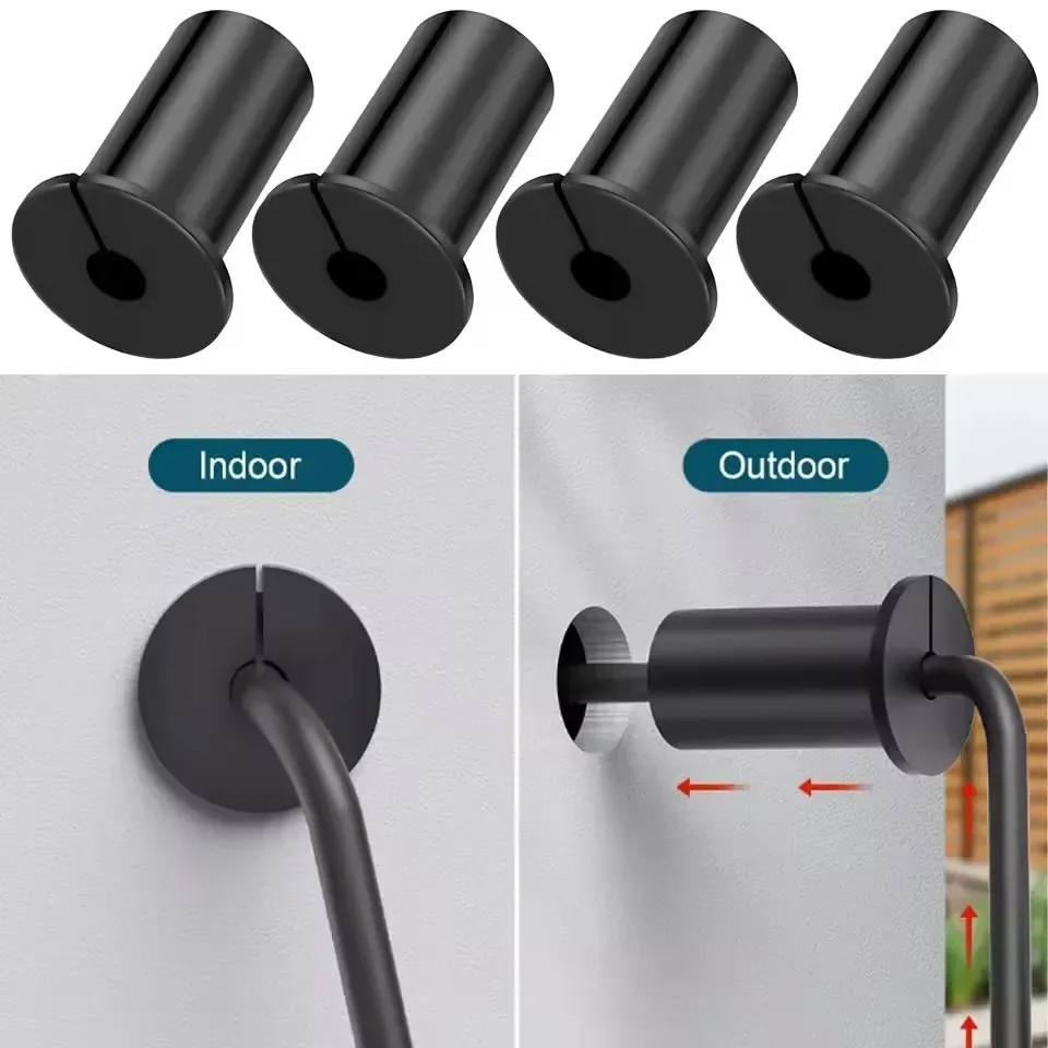 Wall Grommets 3/4 Inch Rubber Wall Bushing Grommet for Ethernet Cable 19mm Hole Waterproof Cable Routing Kit for Protecting Cord