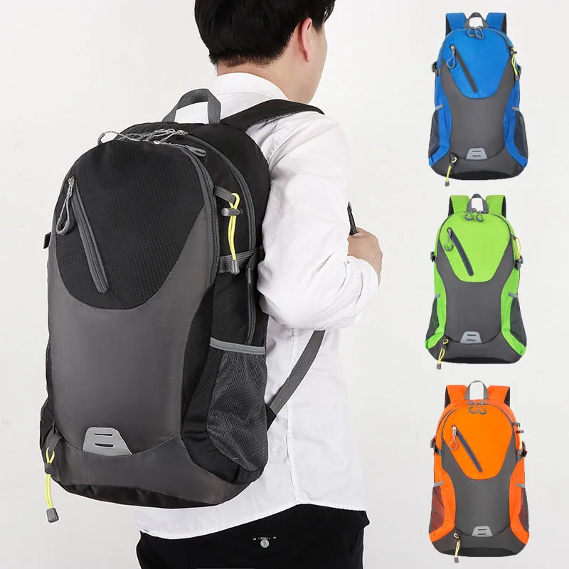 Classic 40L Outdoor Backpack Men Women High Quality Waterproof Travel Backpack Bag for Men Causal Patchwork Sport Backpack Women