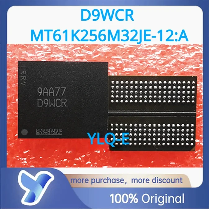 Original New D9WCR MT61K256M32JE-12:A BGA GDDR6 Memory Chip Integrated Circuit Chips