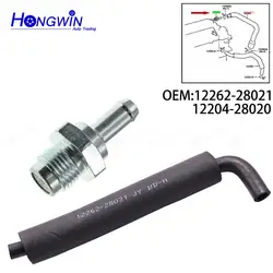 12204-28020 12262-28021 PCV VALVE & Hose For Toyota Camry Highlander Solara Scion TC 2.4L 2AZFE RAV4 2.0L 1220428020