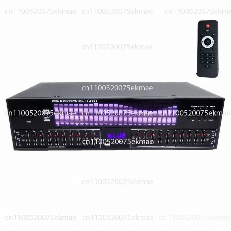 20-Band Professional EQ Equalizer Digital High High Low Home Audio Processor Fever Pre-Tuning