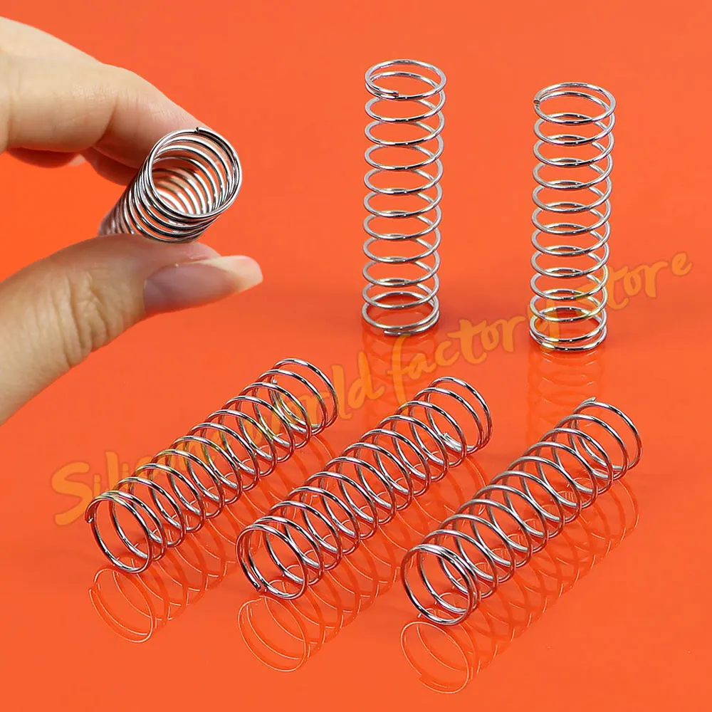 Silicone World 10PCS Compression Spring Coil Springs Fruit Branches Shears Pruning Accessoires OD 15MM Length 50MM Spring Steel