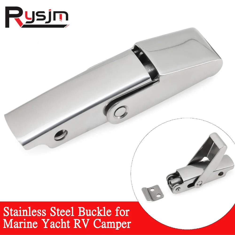 

Пряжка из нержавеющей стали для морской яхты, кемпера, защелки, пряжки, грузовая веревка, пряжка с храповым механизмом, аксессуар, плотный веревочный инструмент на заказ