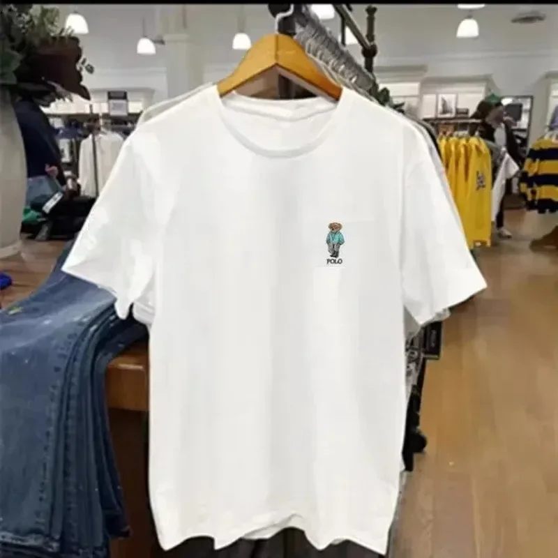 

2025 NEW Hong Kong Style Cool and Handsome 2025 New Hot T-shirt Men and Women, Loose Round Neck Top for Summer Street Wear.