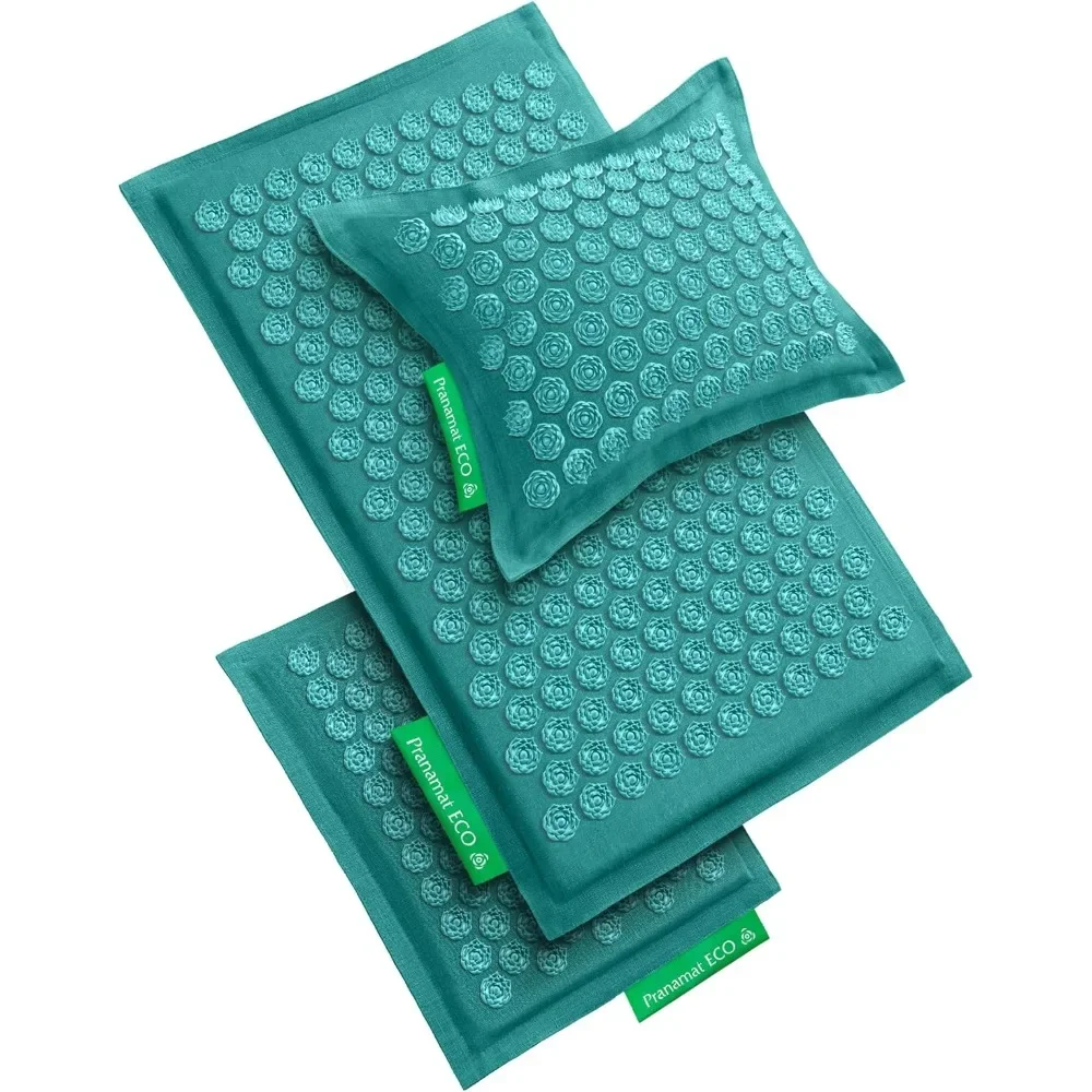 Acupressure Large & Small Mat with Pillow Set, Premium Acupressure Therapy for Pain Relief and Relaxation,