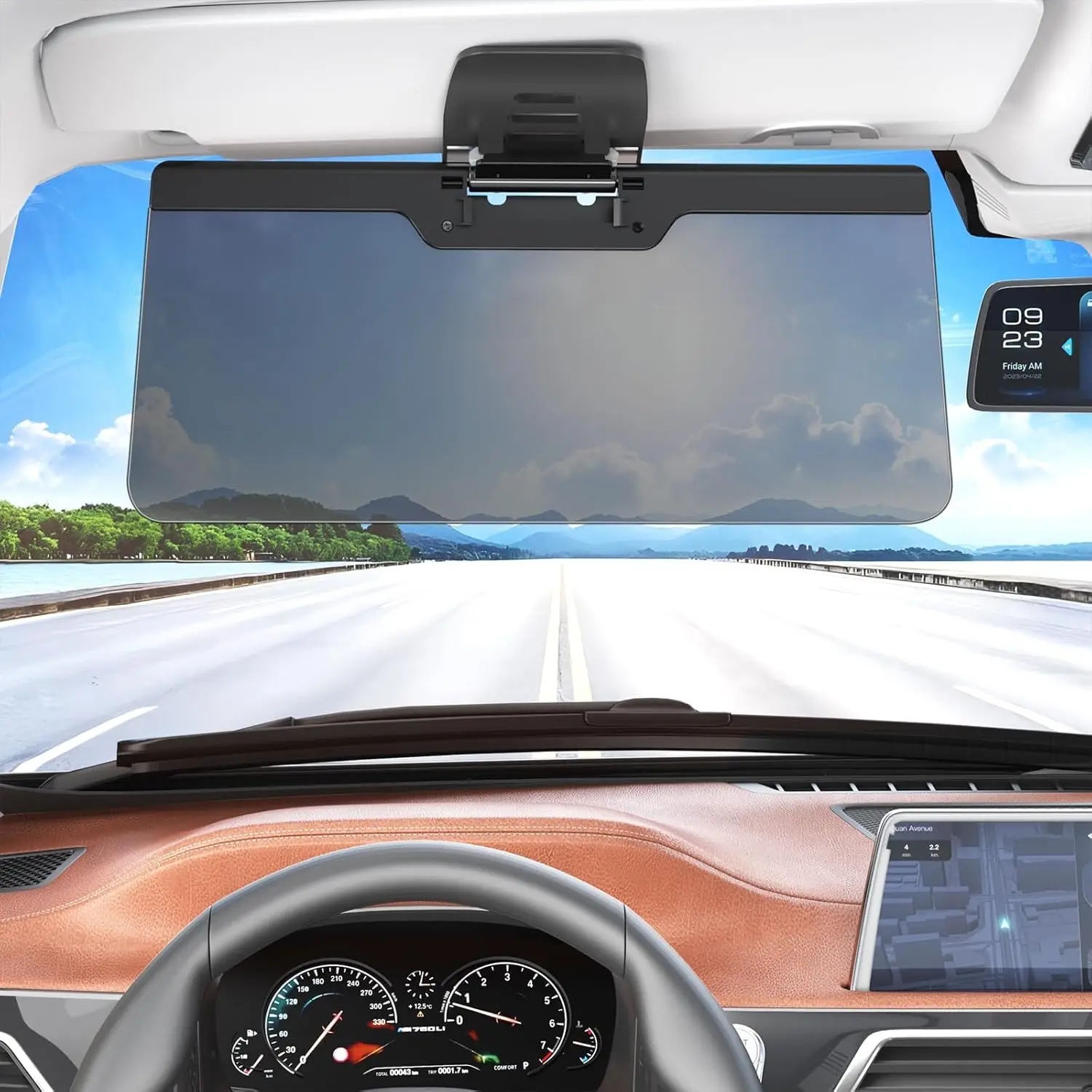 

Sun Visor Extender for Car, 2025 New Adjustable Car Visor Extender Sun Blocker, Anti-Glare, Protect UV Ray, Easy to Install, Saf