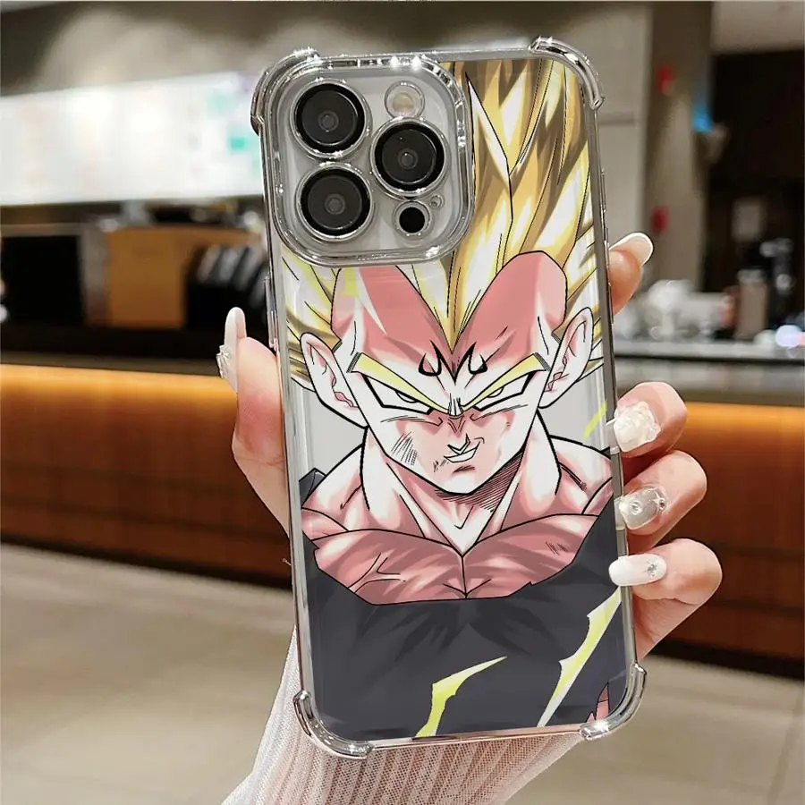 Hot Majin Vegetas DragonS BallS Plating Phone Case For iPhone 17 17e 16e 16 15 14 13 12 11 Pro Max X XR Mini Air Plus Anti-Fall view 3