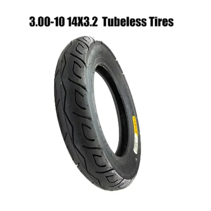 14 inch Vacuum Tubeless Tire 3.00-10 / 14x3.2 fits Electric vehicle  Scooters e-Bike  300-10 Explosion-proof