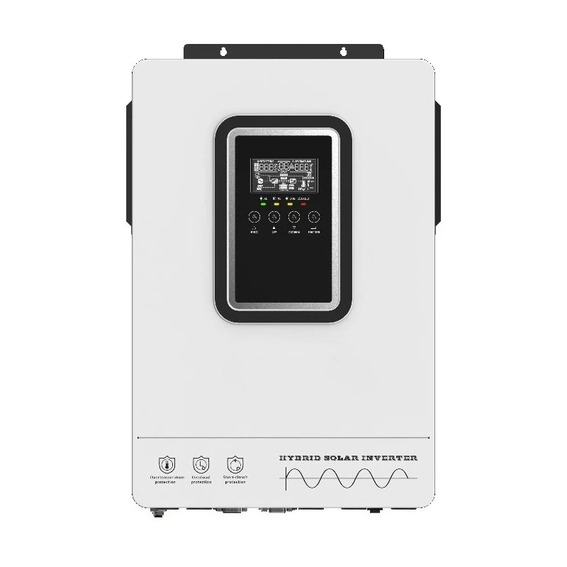 SKE Parallelable 6.2KW Pure Sine Wave Hybrid Solar Double MPPT 500V PV Voltage Single Phase 48V Solar Inverter 6.2KW for Home