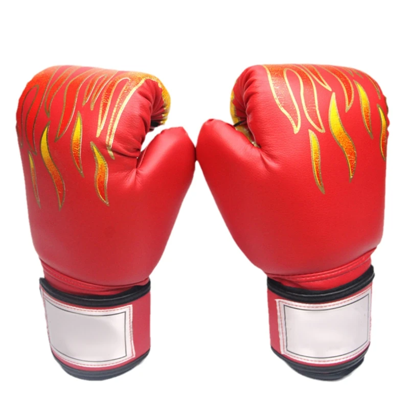 PU Karate Muay Thai Guantes Adults Kids Boxing Gloves Equipment Punching Mittens Professional Leather Kickboxing Sandbag Glove