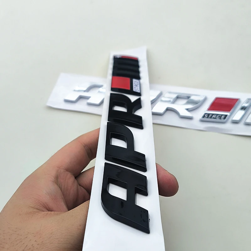 ثلاثية الأبعاد ABS شعار APR المرحلة III الأداء شعار رسائل سيارة الخلفي الجذع شارة ملصق لشركة فولكس فاجن جولف 6/7/CC وأودي A4/A6 الملحقات