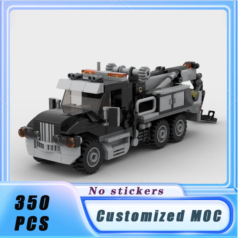 City Vehicle Series Originality Tow Truck Building Blocks Model Bricks Display Collection Children's Toys Gifts 350PCS