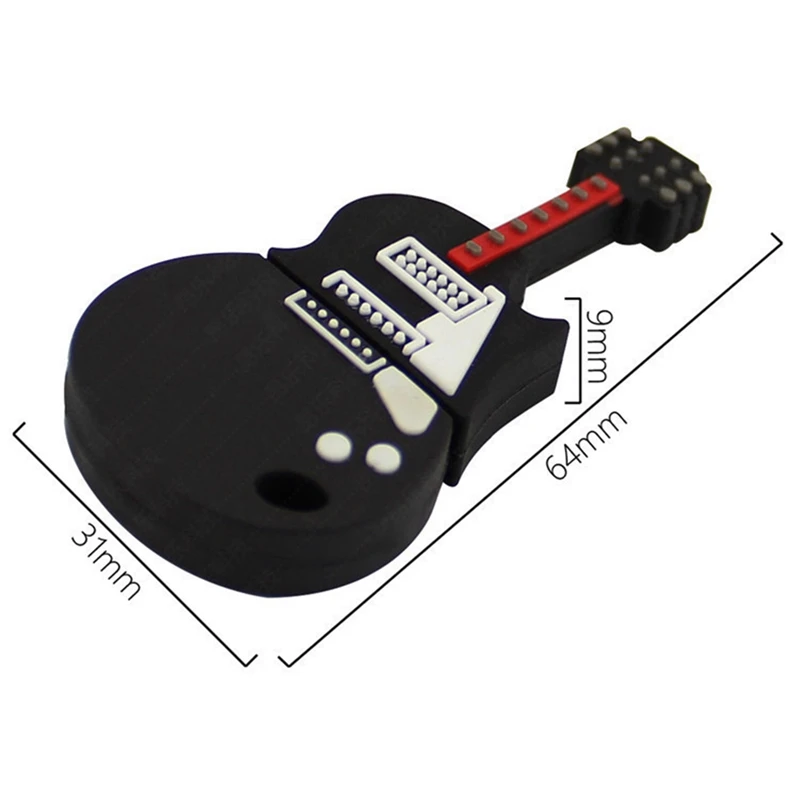 USB 2.0 U Disk Flash U Disk Electric Memory Stick Guitar Model USB 2.0 Flash Drive Storage Thumb Pen