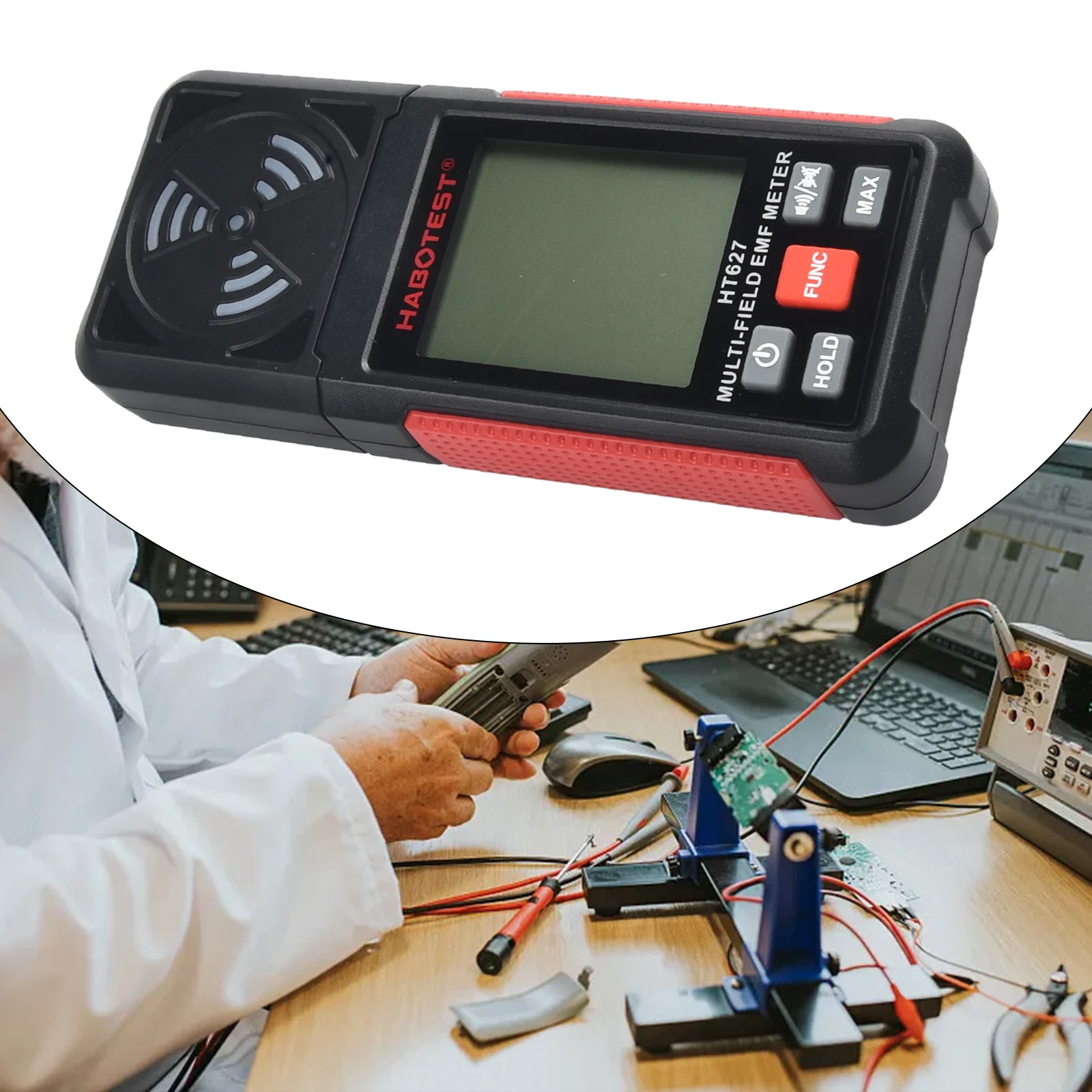 Portable Radiation Detector for Assessing Human Exposure to AC Magnetic Fields Electric Fields and RF Radiation