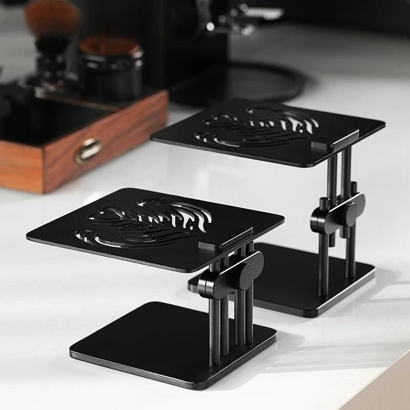 

Coffee Machine Weighing Stand with Silicone Non-slip Pad Height-adjustable Scale Stand Home Barista Kitchen Tools