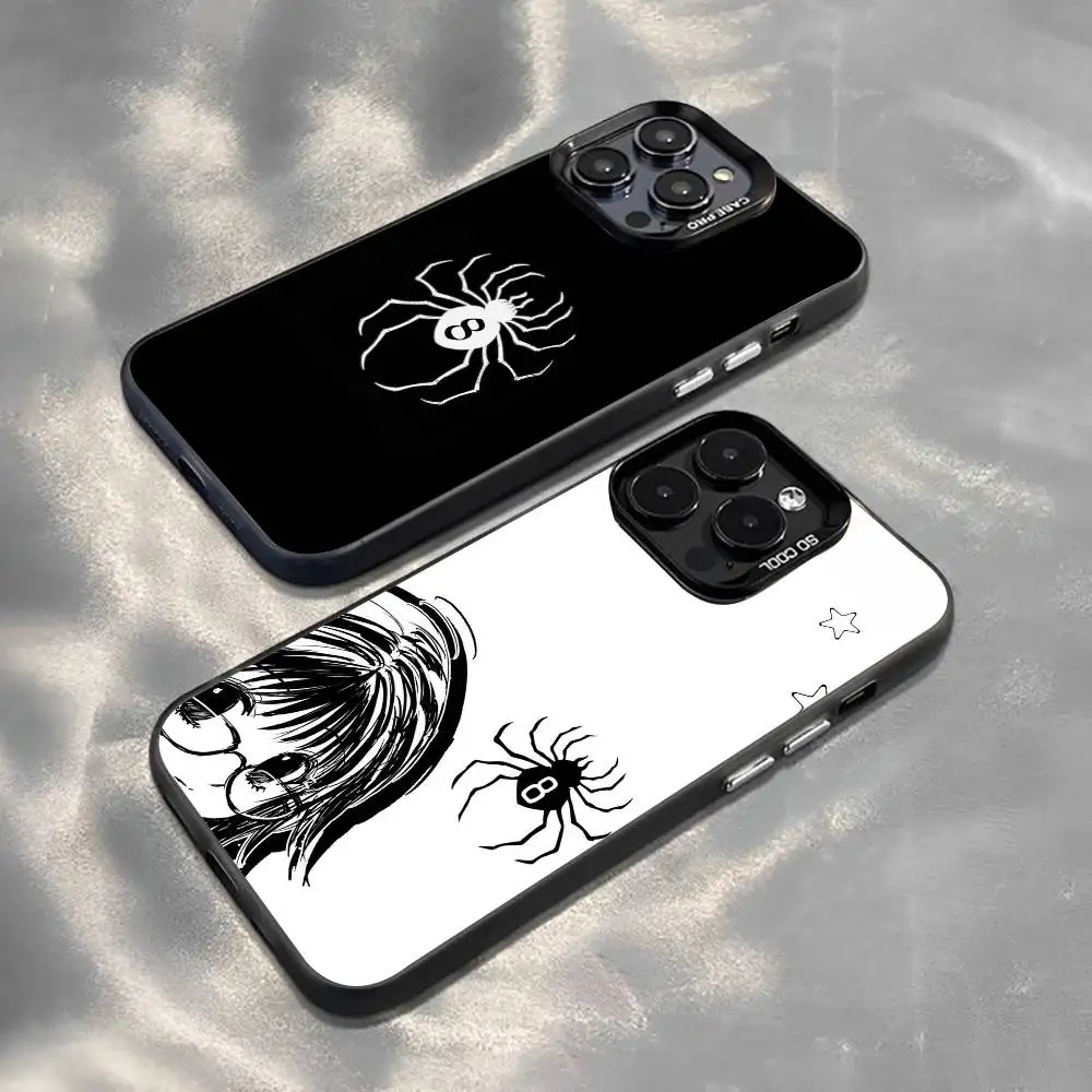 

H-Hunter S-Shizuku Phone Case For iPhone 17,16,15,14,13,12,11 Plus,Pro Max,XS,Colorful Silver Phone case Funda Cover