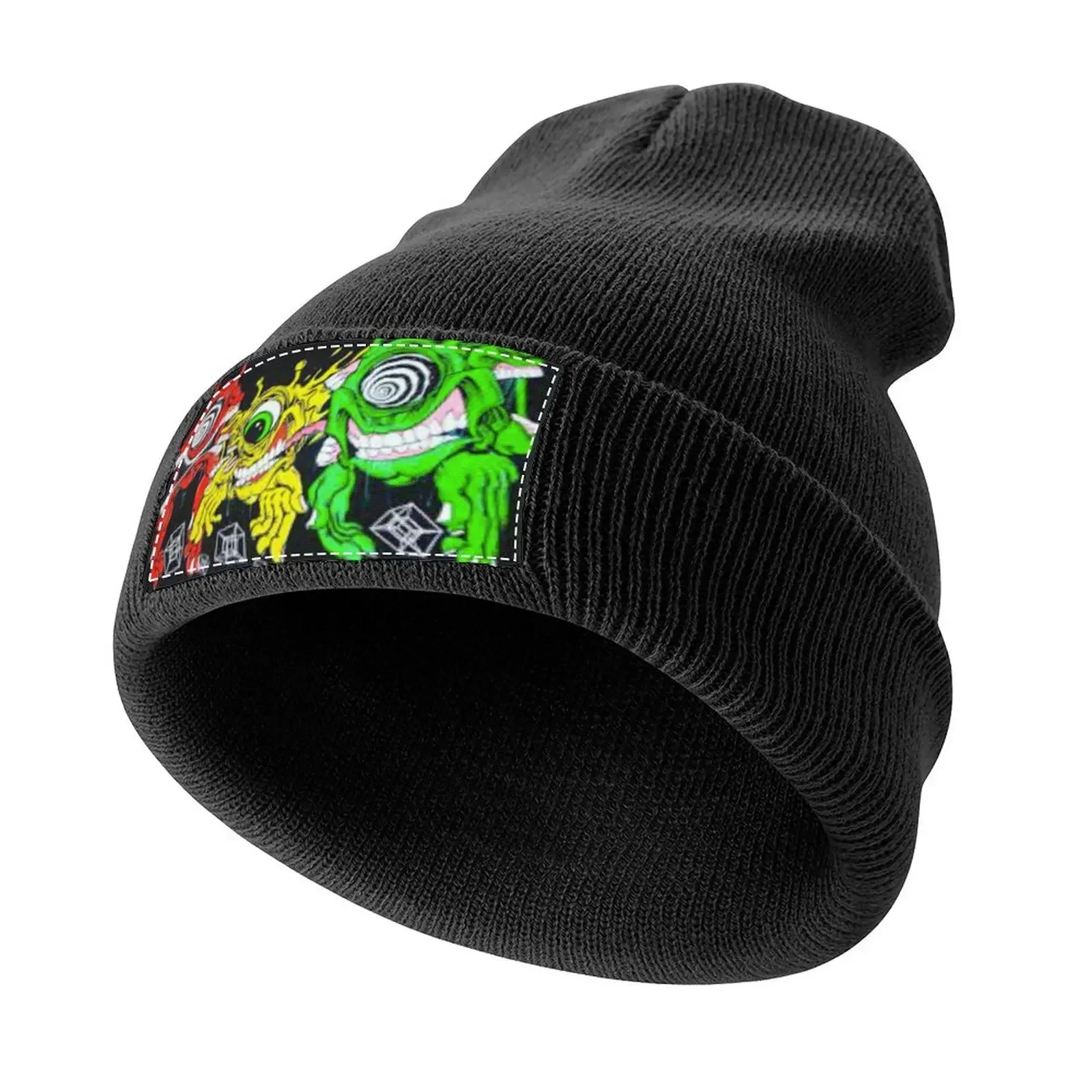 SUBTRONICS Drawing Knitted Cap Anime Hat fashionable Hat Man Luxury Women's Golf Wear Men's