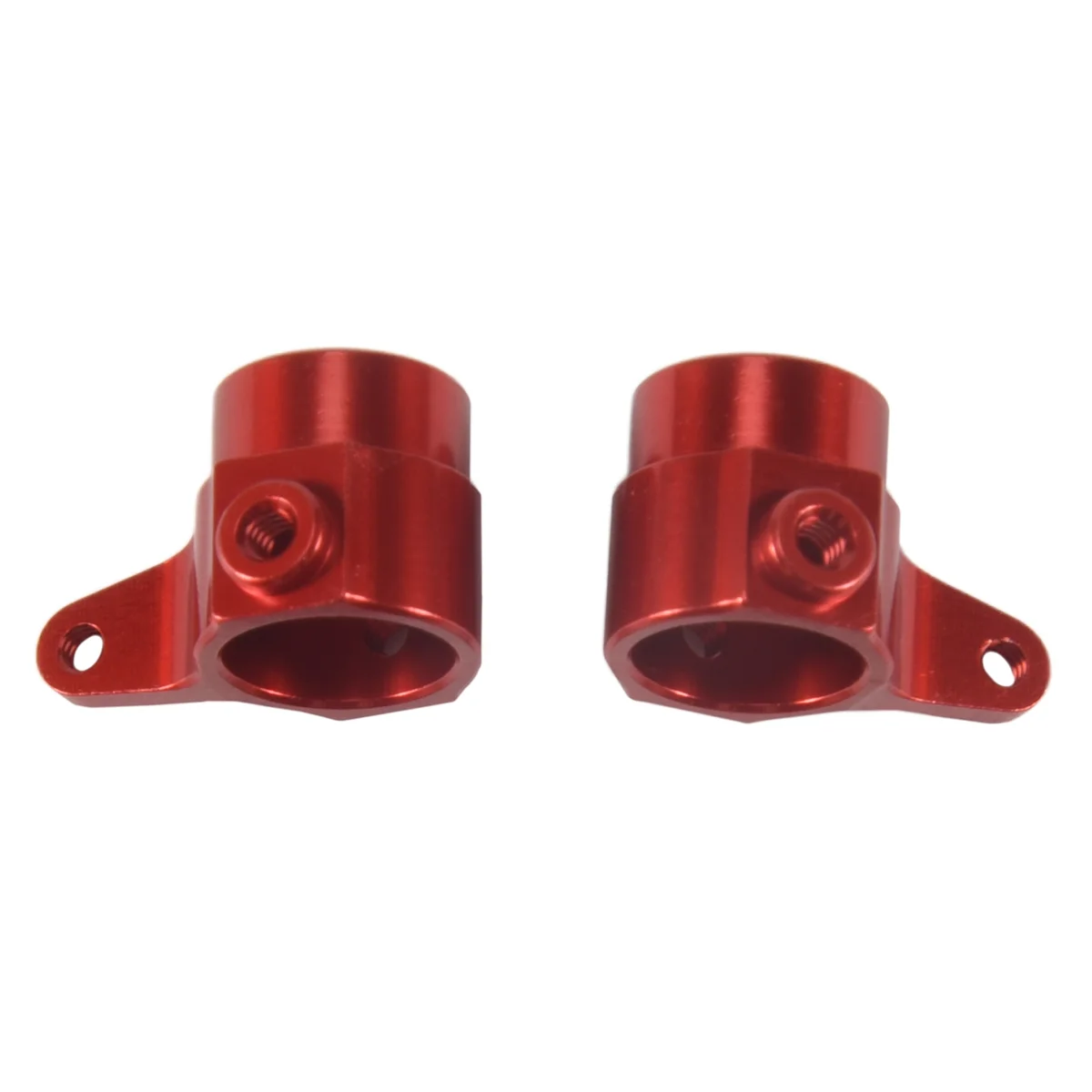 A17I Metal Upgraded Parts Steering Cup Swing Arm Plate Set for P929 P939 K969 K979 K989 K999 1/28 RC Car,Red