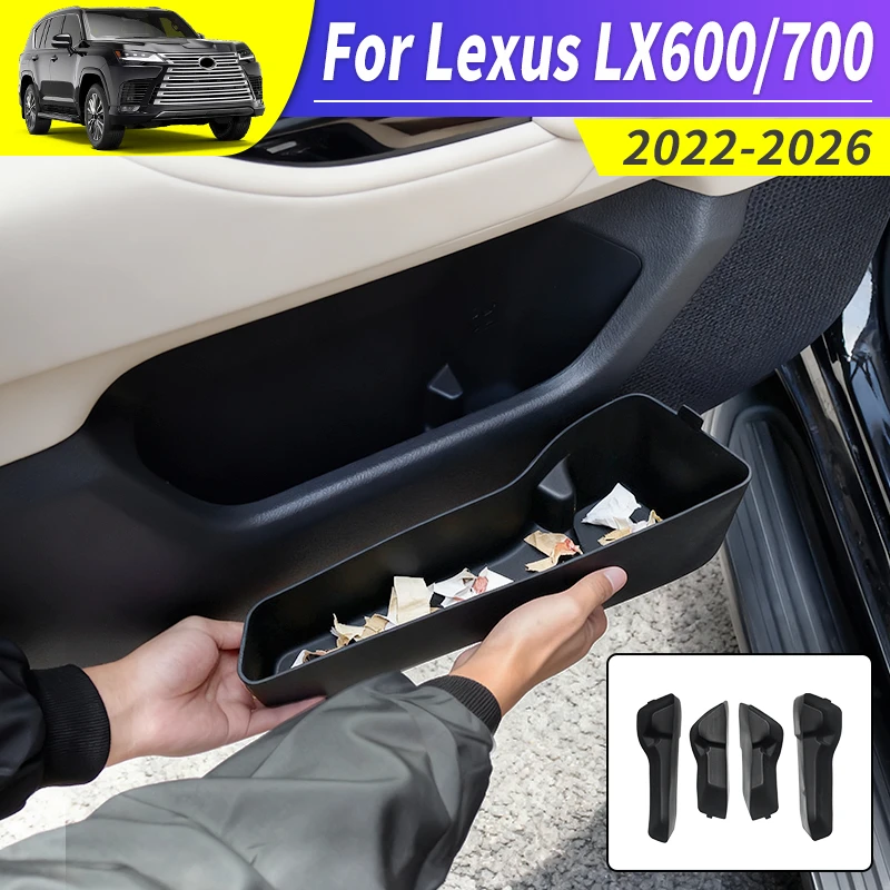 

Для Toyota Lexus 600 700 2022-2026 LX600 LX700 дверь автомобиля, боковая силиконовая накладка для хранения, нескользящая пылезащитная подкладка, аксессуары для интерьера
