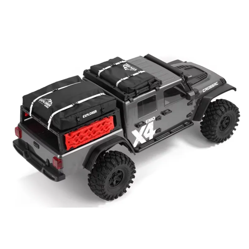 

Roof Front Rear Storage Bag for Crossrc EMO X4 1/8 Scale RC Crawler, Car Top Decorations for Realistic Look Accessories