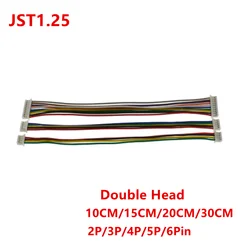 5/10/20 Stuks JST 1.25mm 1.25 Vrouwelijke Plug Draad Kabel Connectors Dubbele Hoofd JST Toonhoogte 1.25 2 Pin 3 Pin 4 Pin 5 Pin 6 Pin