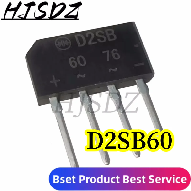 10 szt. D2SB60 ZIP-4 Mostownica Prądu Zwykłego – Test i Porady Praktyczne dla Elektroników