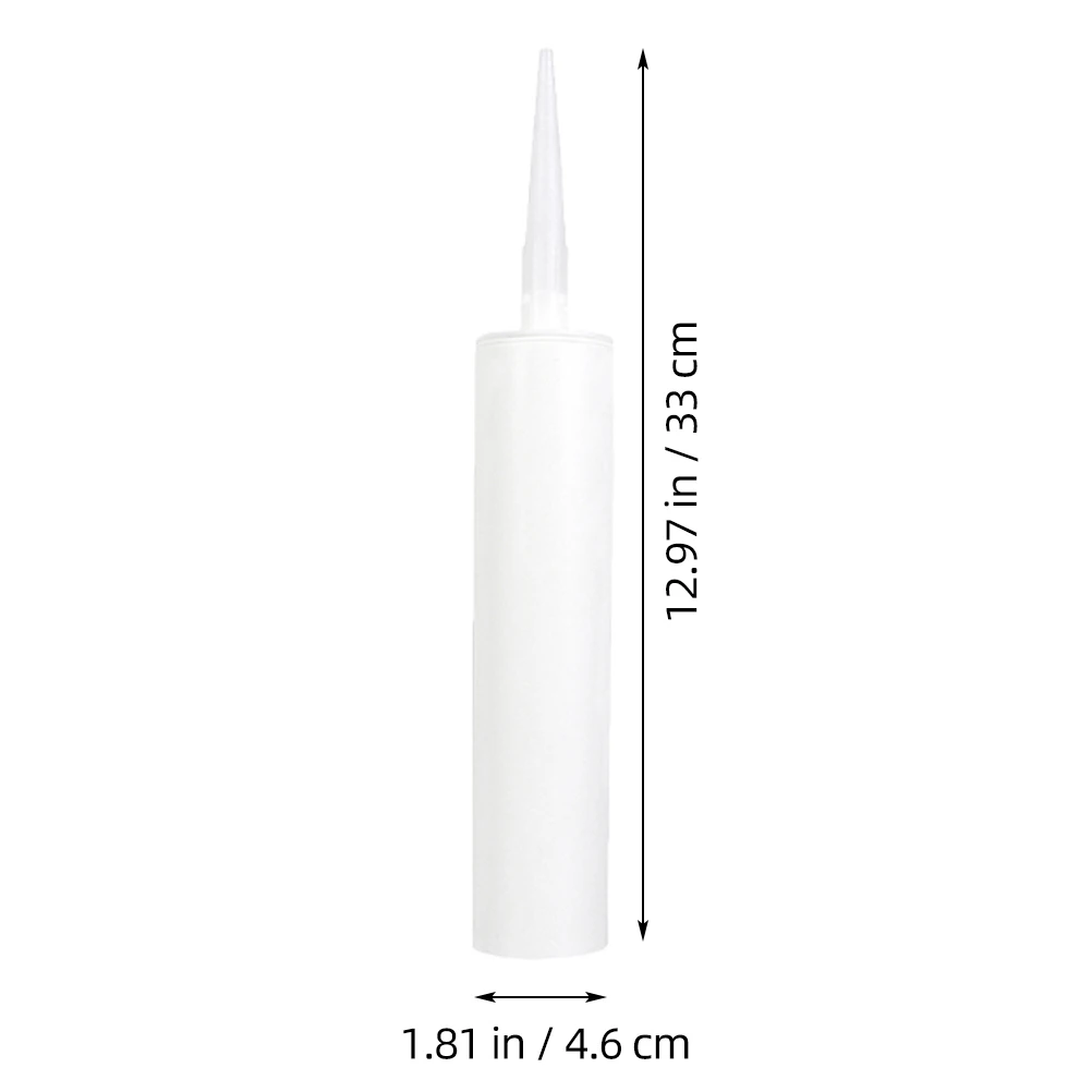 

9pcs Empty Caulking Tubes Reusable Sealant Dispenser Refillable Plastic Pointed Tip Durable Repair Tool Grouting Epoxy Tile
