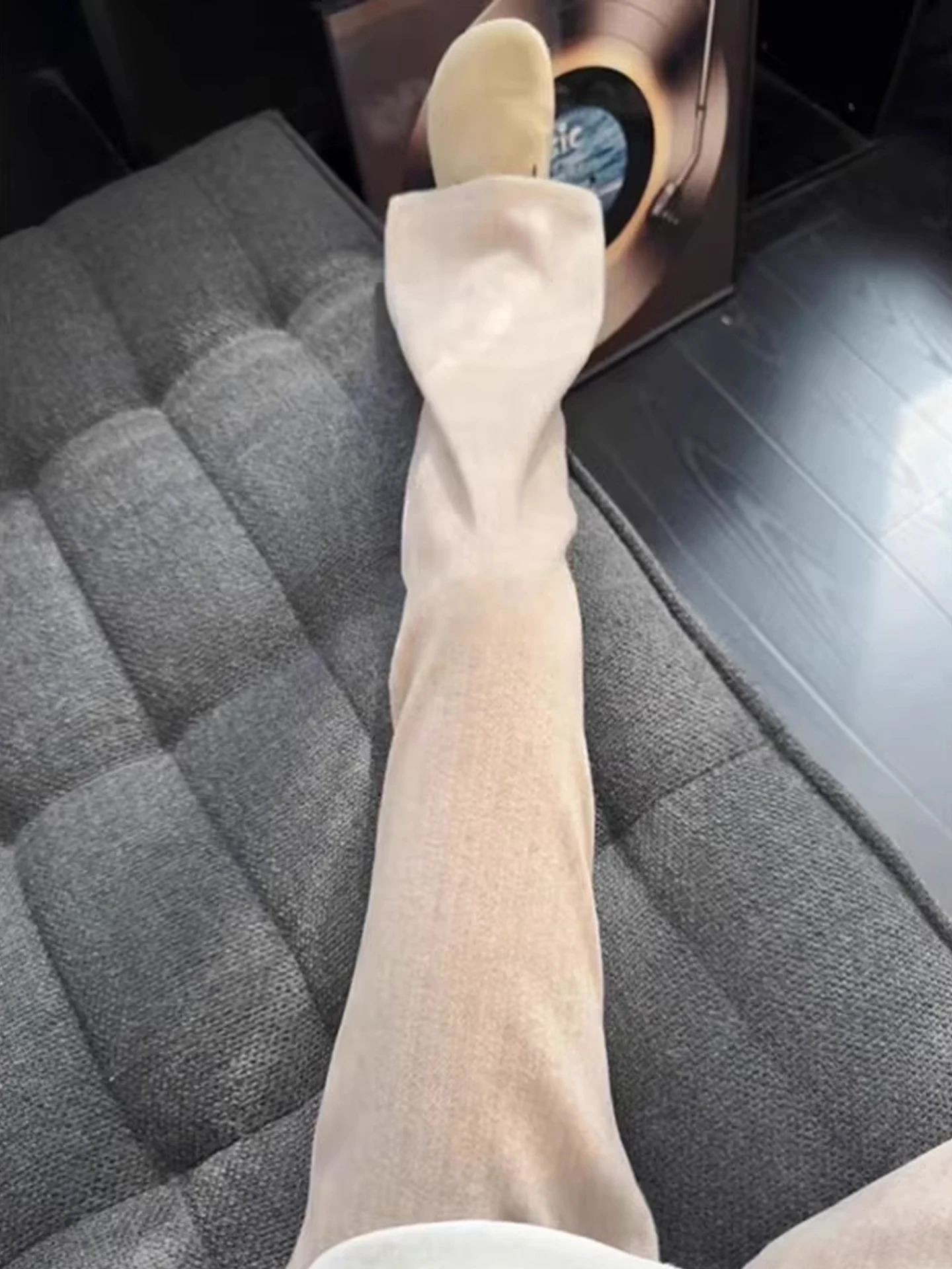 

Cleanfit Woolen Pants Men's Autumn Winter Loose Fit Thiened Sweatpants Heavy Du Drape Straight Leg Casual Trousers