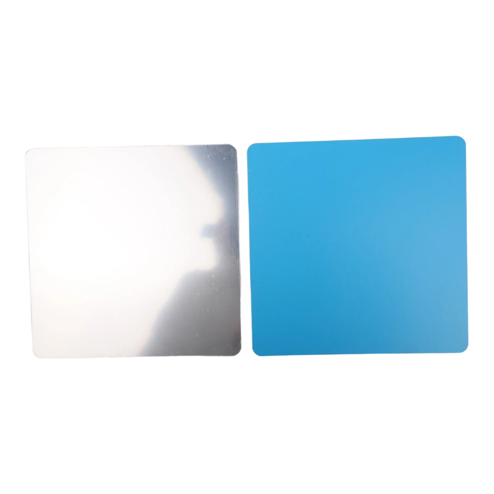 Shatterproof thick acrylic mirror wall sticker with clear reflection safe rounded corners DIY simple easy application