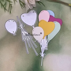 Dekoracja balonowa wykrojniki do metalu szablony dla DIY Scrapbooking dekoracyjne tłoczenie rzemieślnicze szablon do wycinania